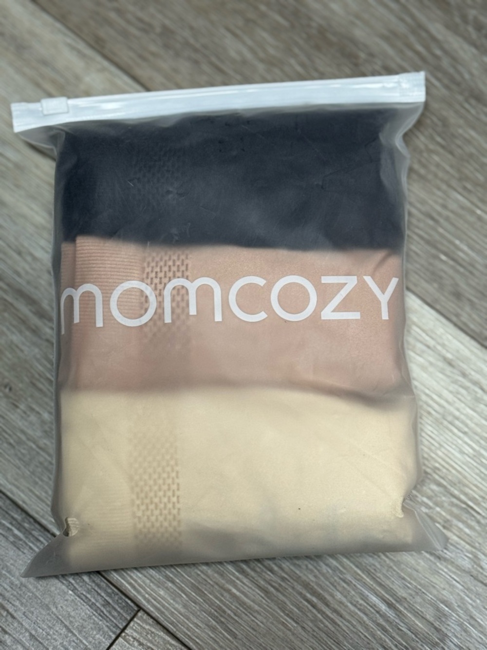 NWT Momcozy High Waisted Pregnancy Seamless Soft Belly Support Panties, L, 3 pk - Picture 2 of 6